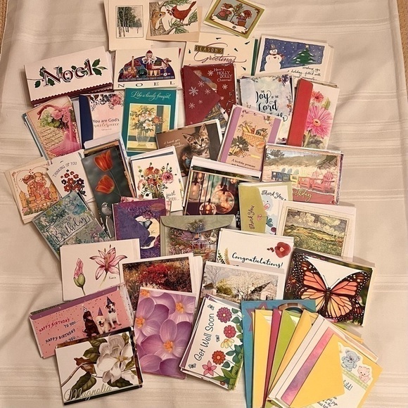 Greeting Cards 250+‎ All Occasion Cards & Envelopes NEW Birthday Get Well Blank - Picture 1 of 14